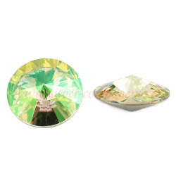 Swarovski Rivoli 1122 SS47 - Lumingreen F